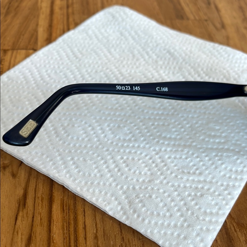 See Navy Blue Cat-Eye Sunglasses View 3
